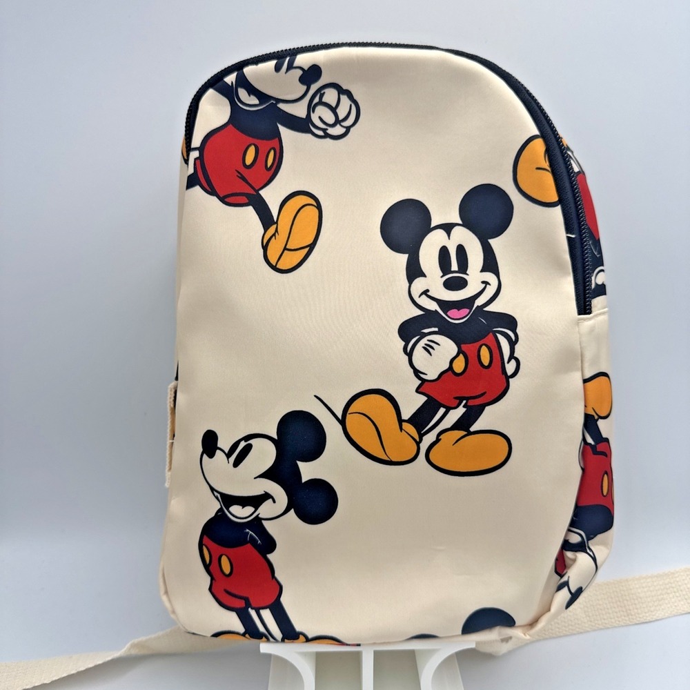Disney New Mickey Mouse Pattern School Bag with fanny pack Lightweight Mini NWOT